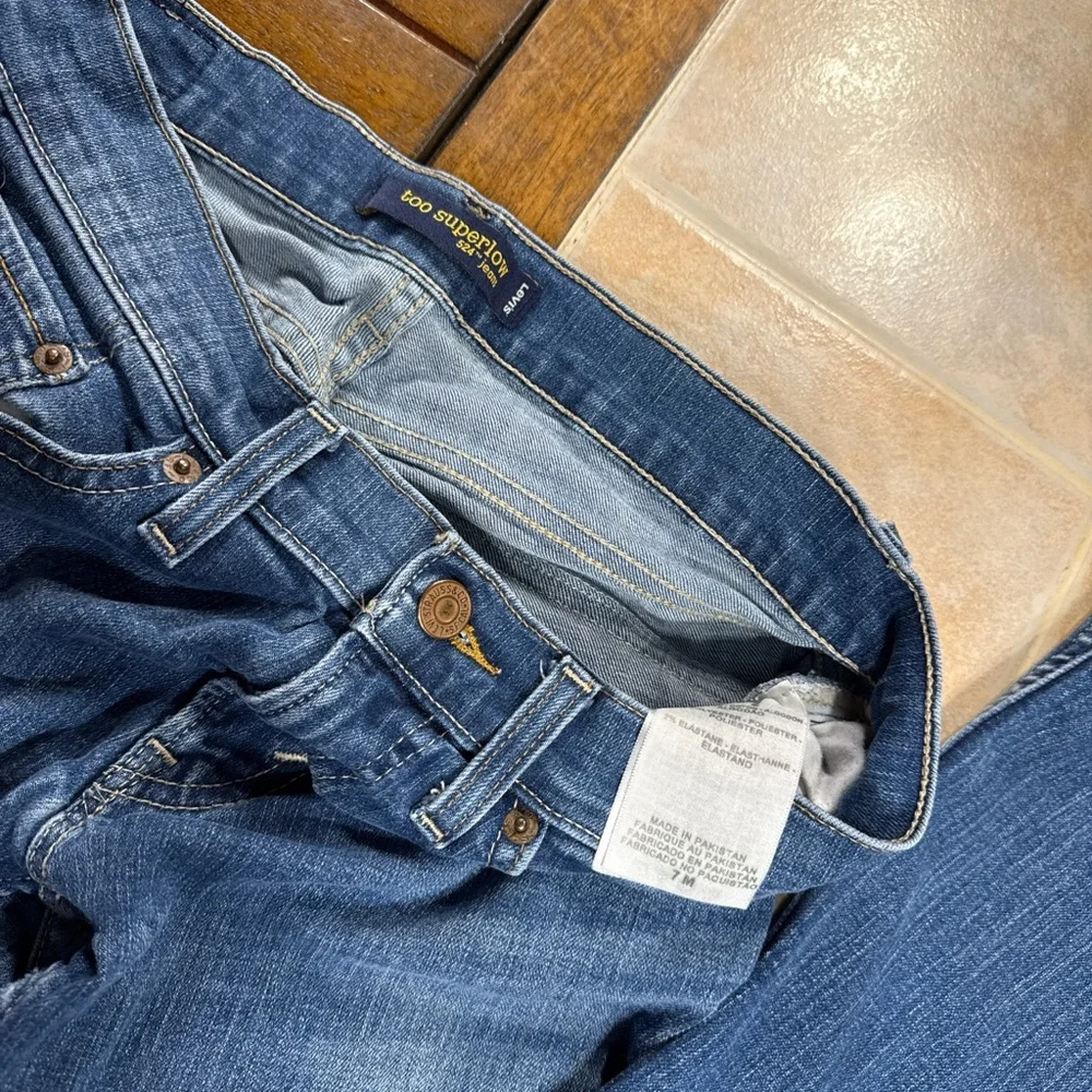 Levi's Women's Denim Wide Leg Jeans - Picture 4 of 5